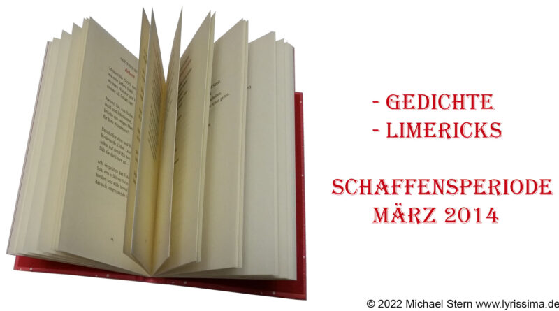 Gedicht Limerick Schaffensperiode 2014 03