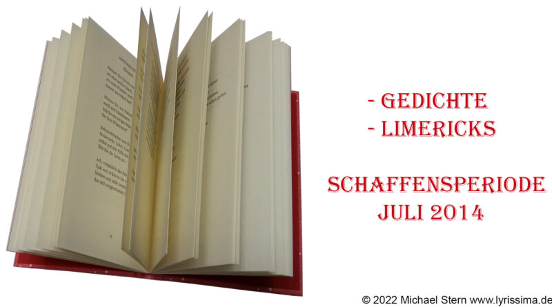 Gedicht Limerick Schaffensperiode 2014 07