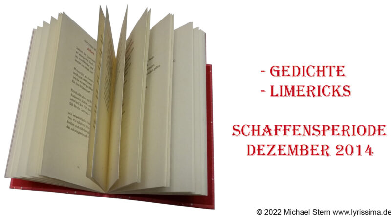 Gedicht Limerick Schaffensperiode 2014 12