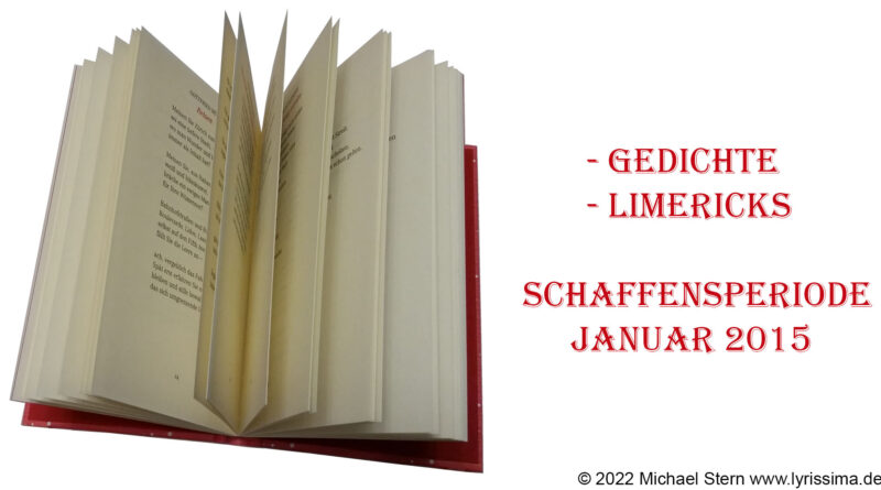 Gedicht Limerick Schaffensperiode 2015 01